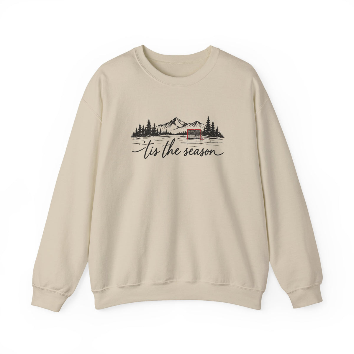 ’Tis the Season Pond Hockey Crewneck Sweatshirt