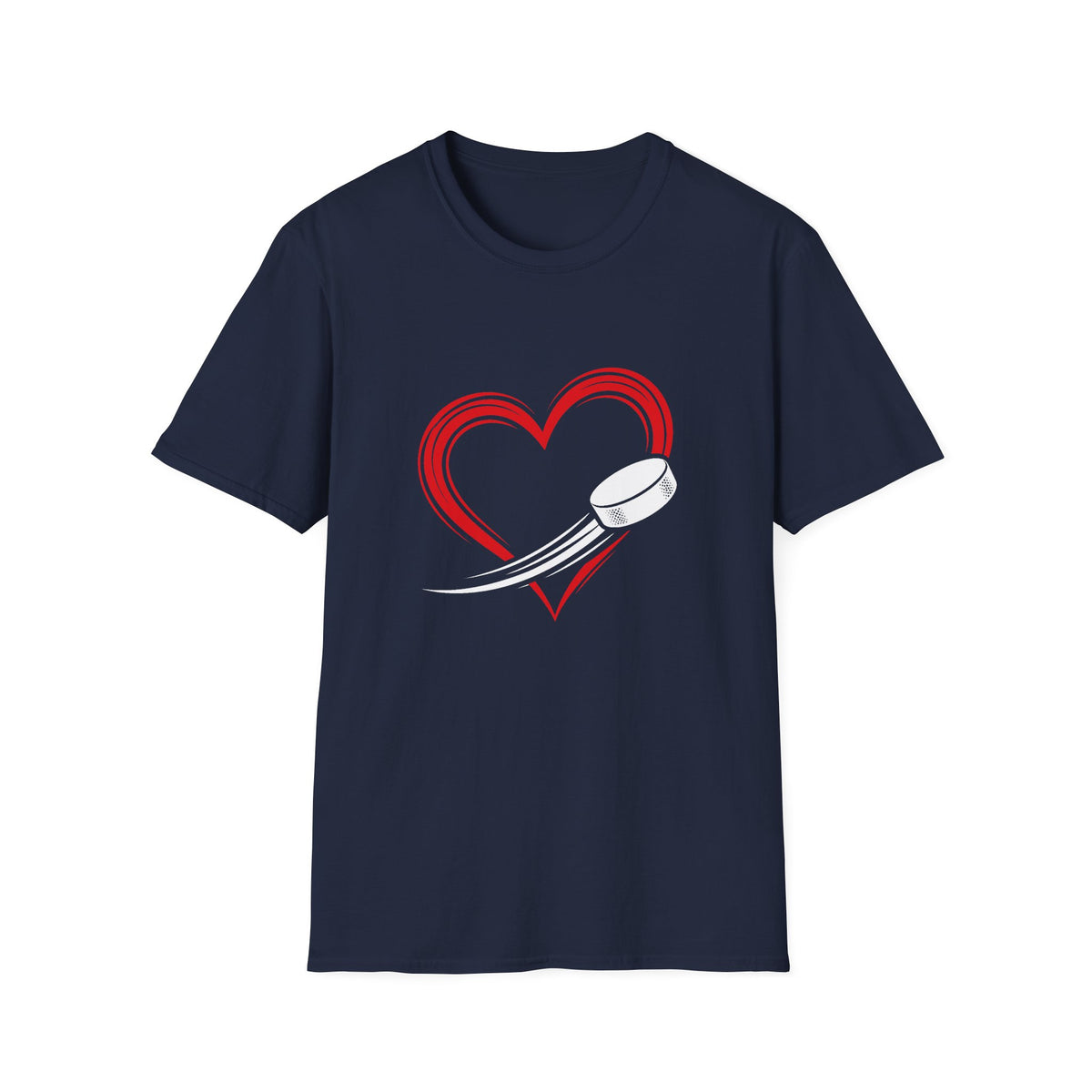 Heart Puck Hockey T-Shirt