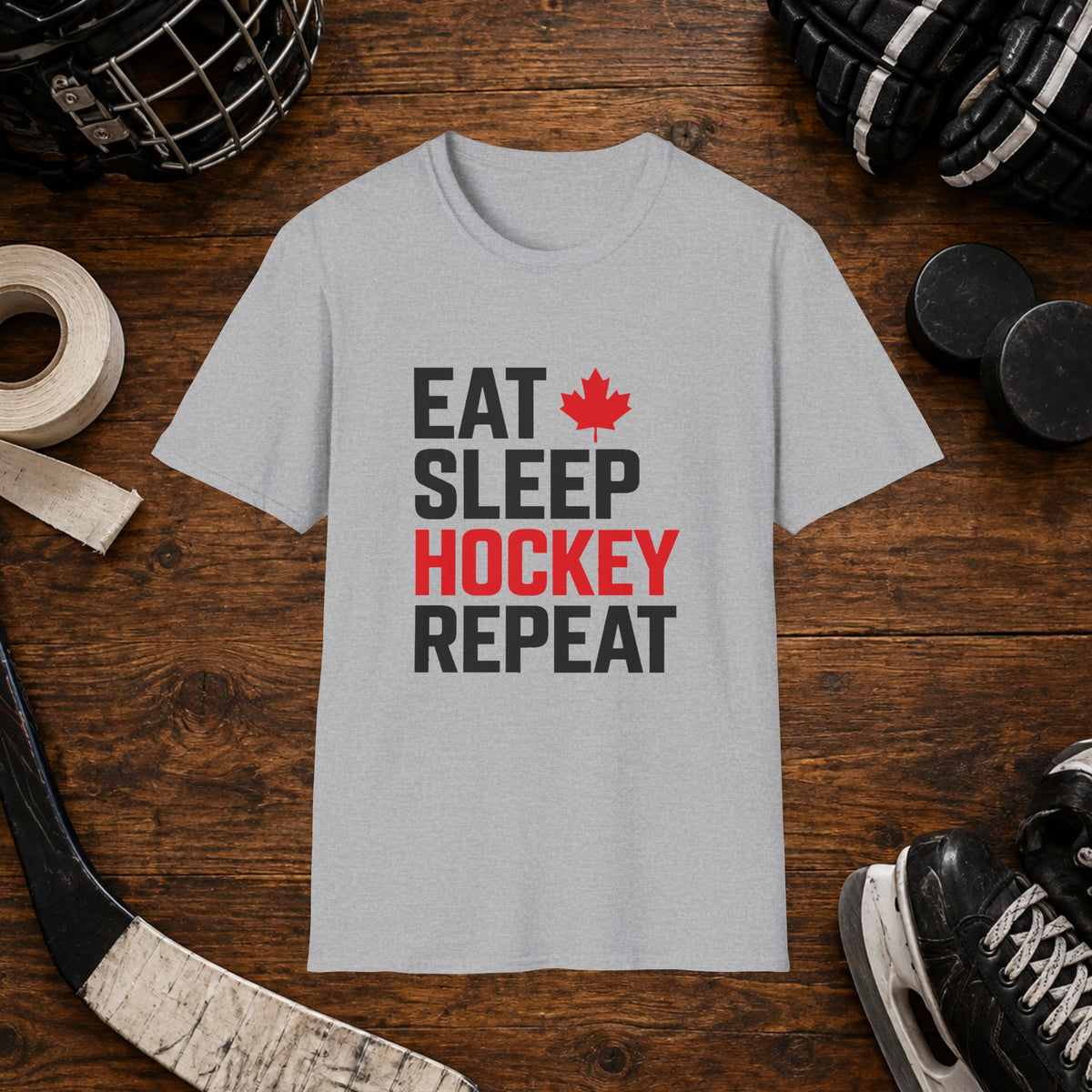 Eat Sleep Hockey Repeat T-Shirt
