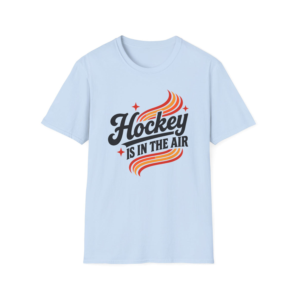 Hockey Is In The Air Retro Hockey T-Shirt