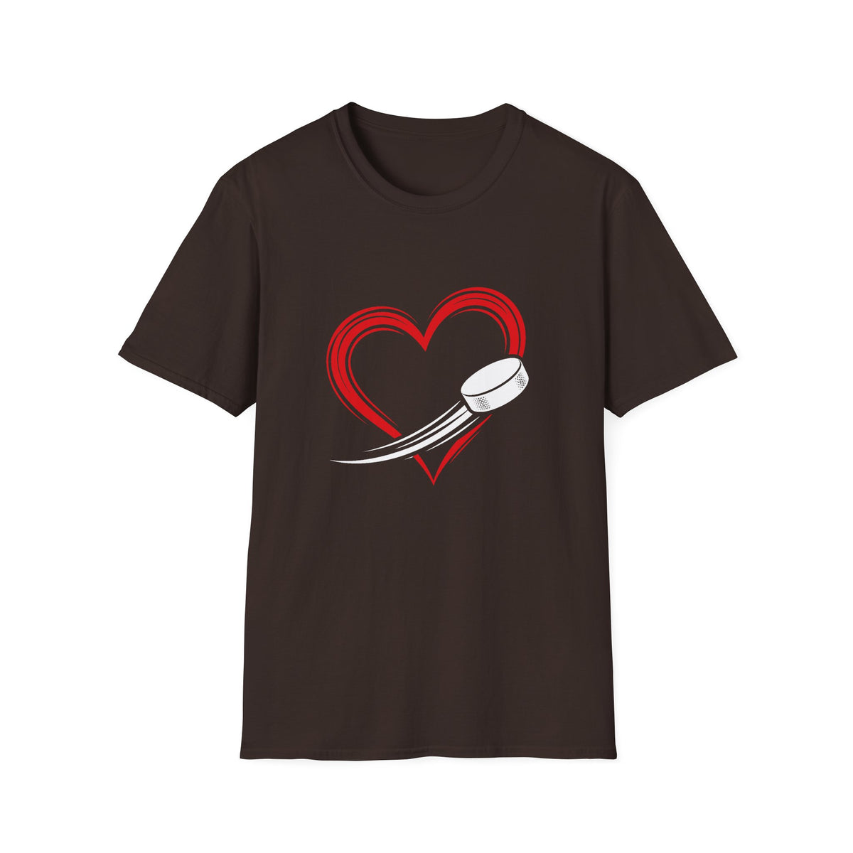 Heart Puck Hockey T-Shirt