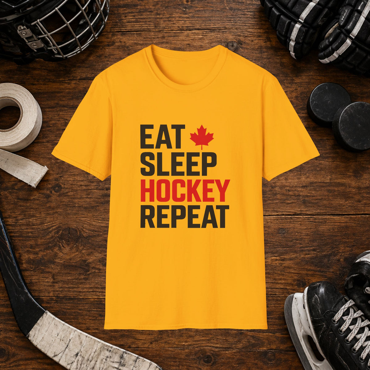 Eat Sleep Hockey Repeat T-Shirt