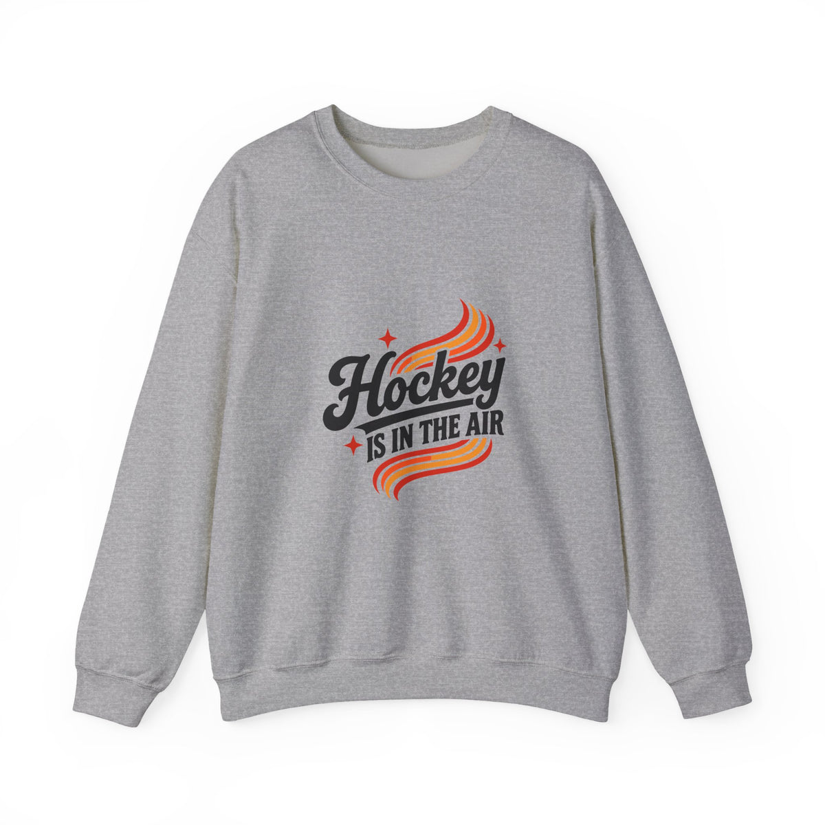Hockey Is In The Air Retro Hockey Sweatshirt