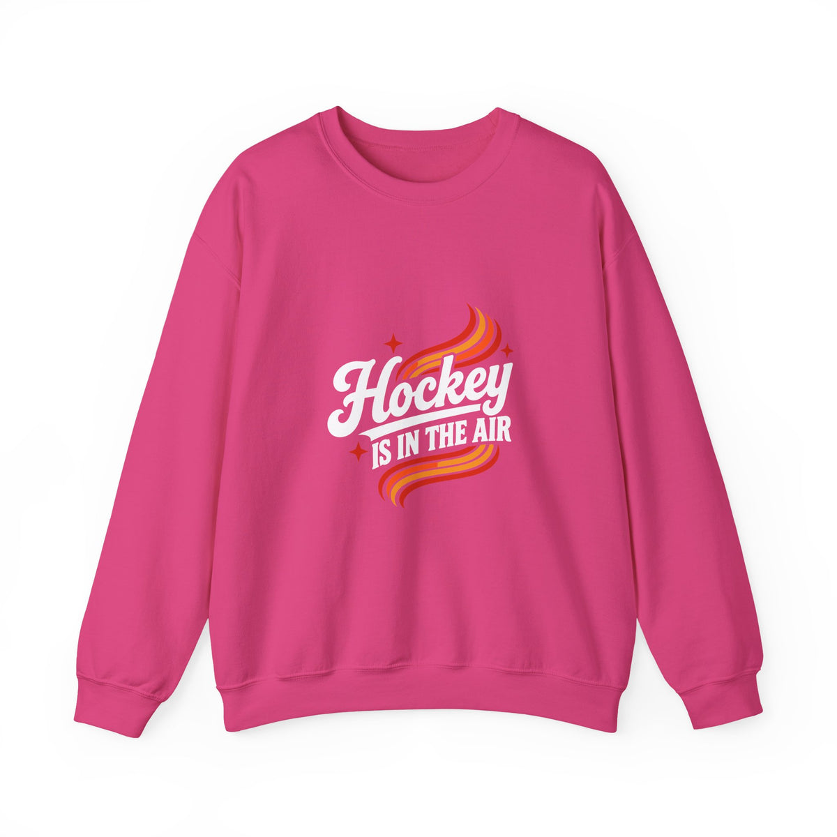 Hockey Is In The Air Retro Hockey Sweatshirt