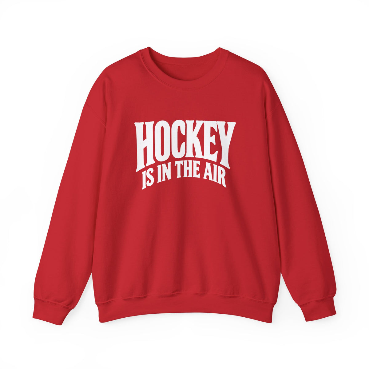 Hockey Is in the Air Unisex Crewneck Sweatshirt
