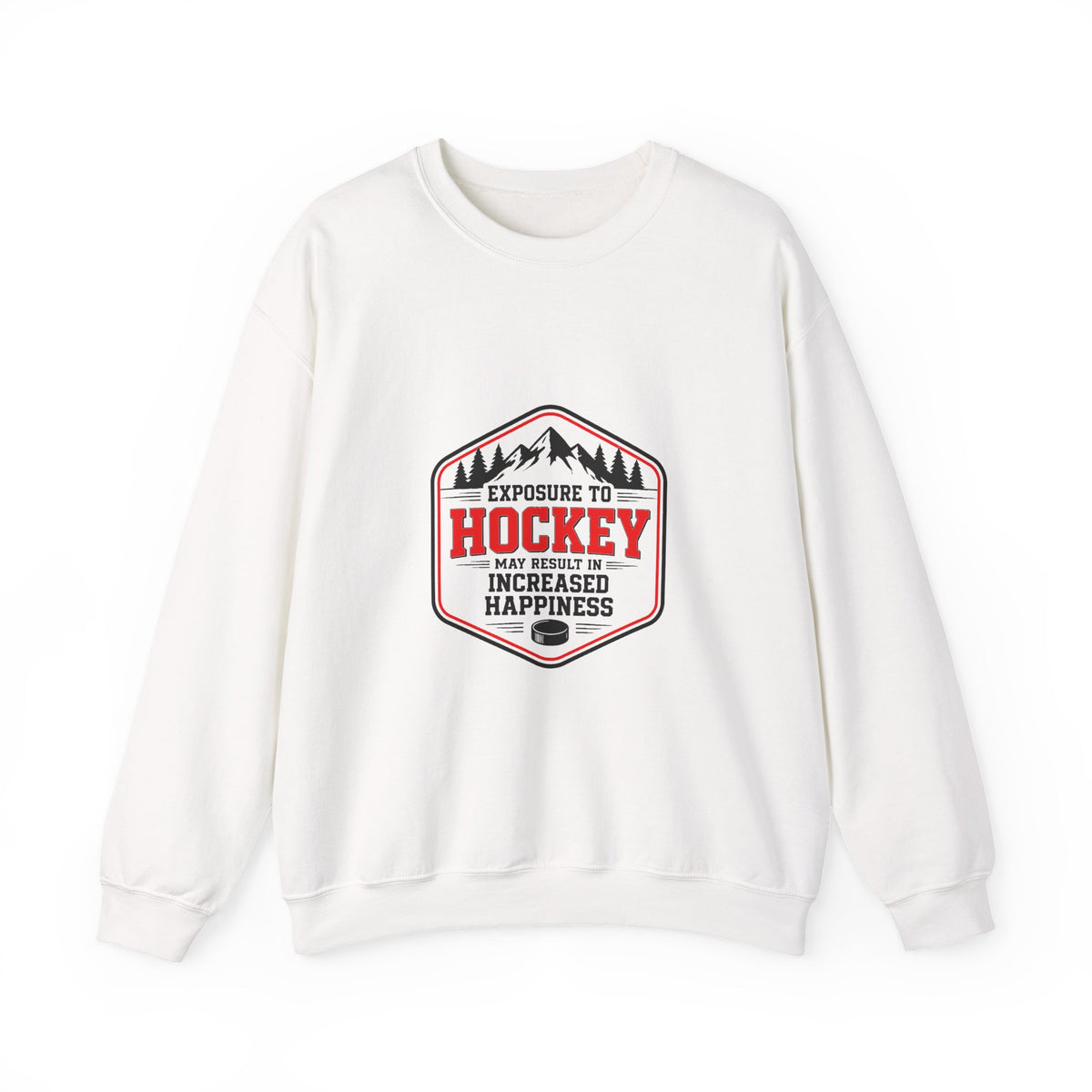 Hockey Happiness Crewneck Sweatshirt for Men