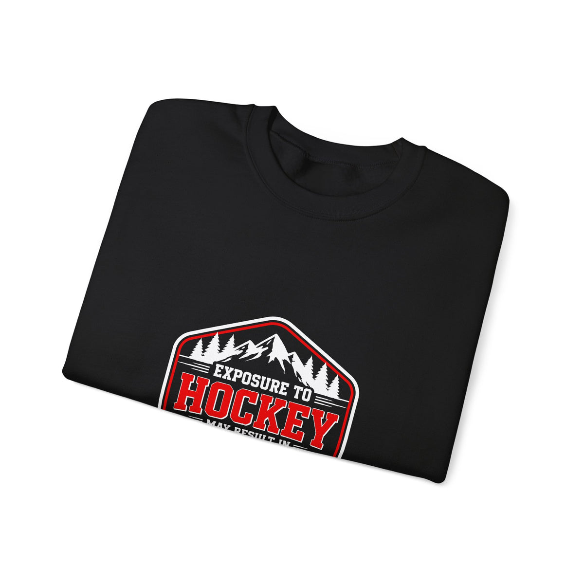 Hockey Happiness Crewneck Sweatshirt for Men