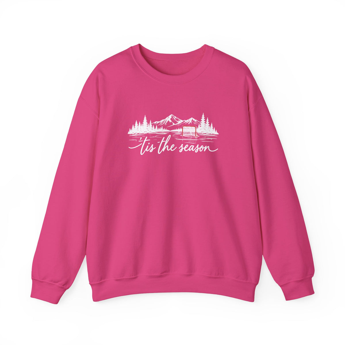 ’Tis the Season Pond Hockey Crewneck Sweatshirt