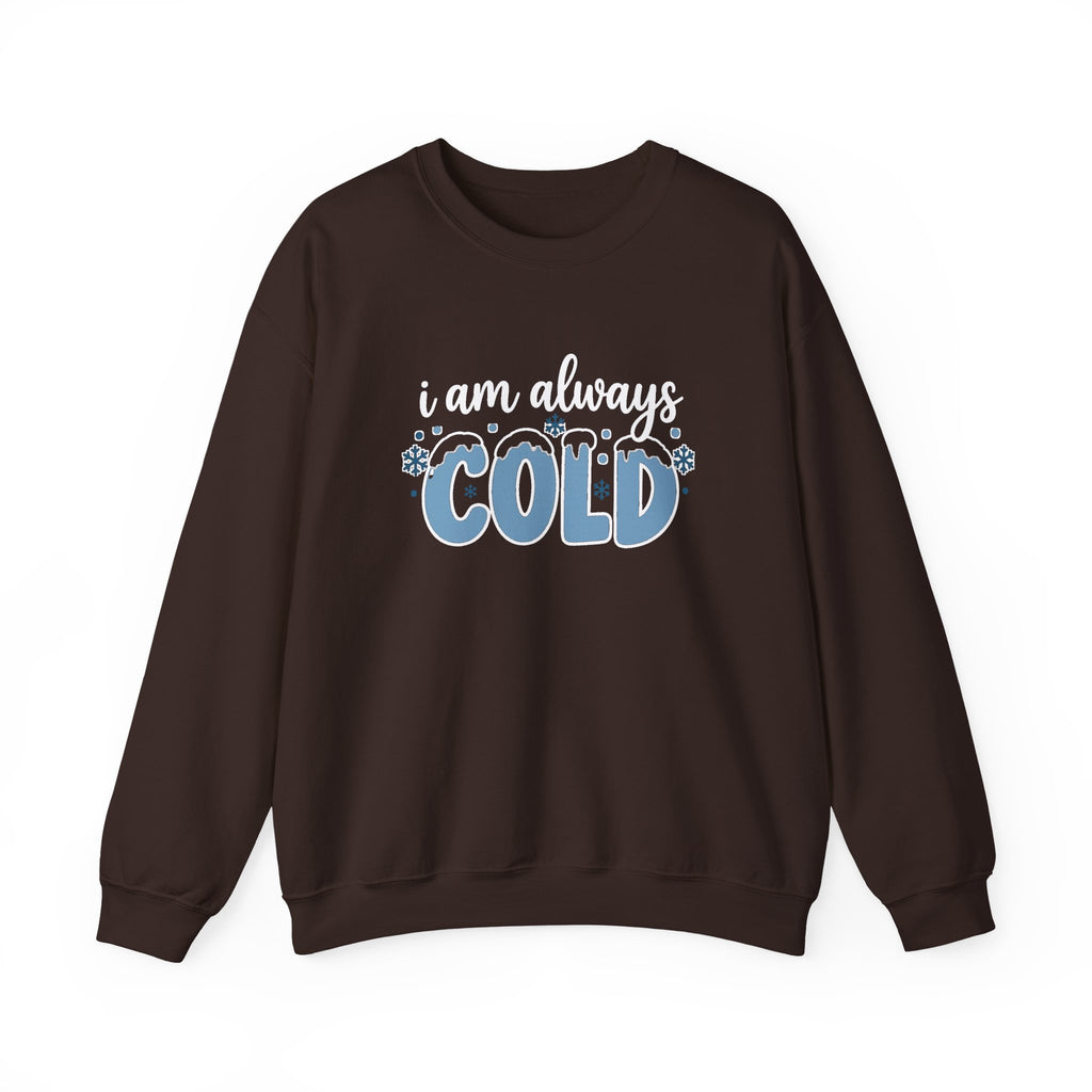 I Am Always Cold Sweatshirt | Winter Humor Crewneck
