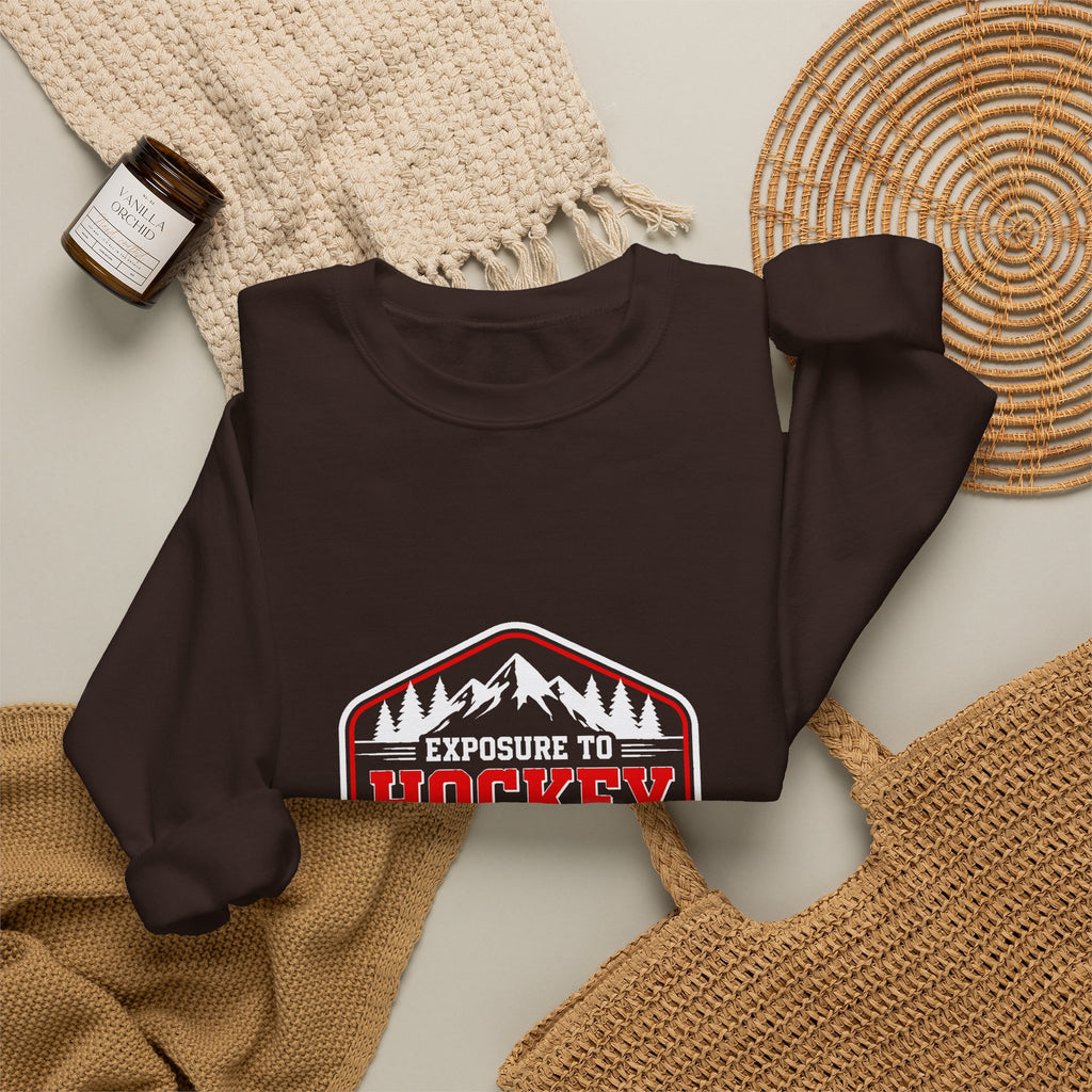 Hockey Happiness Crewneck Sweatshirt for Men