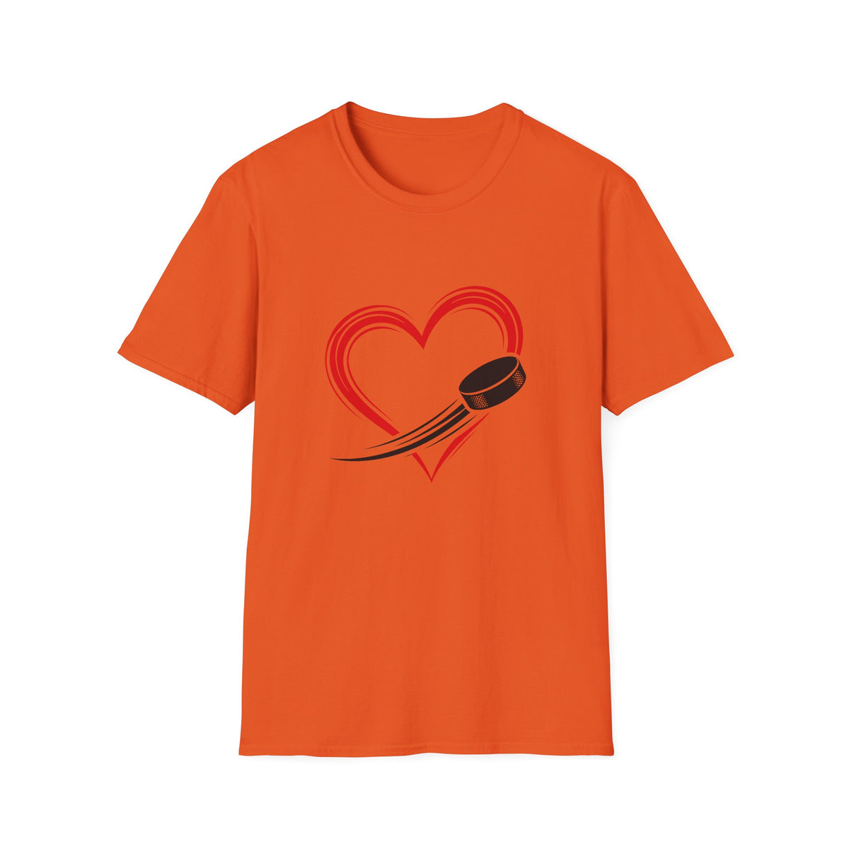 Heart Puck Hockey T-Shirt
