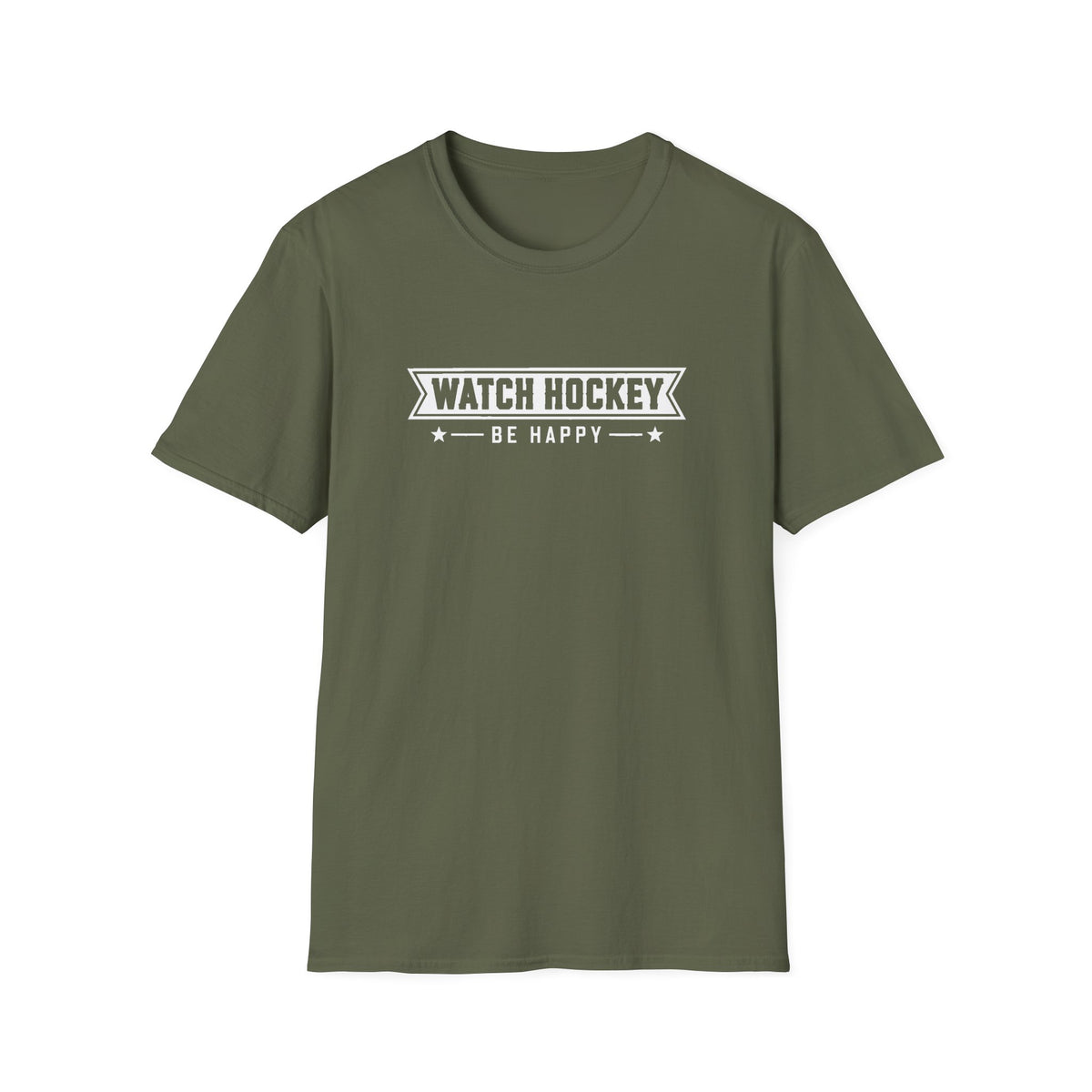Watch Hockey Be Happy Hockey Fan T-Shirt