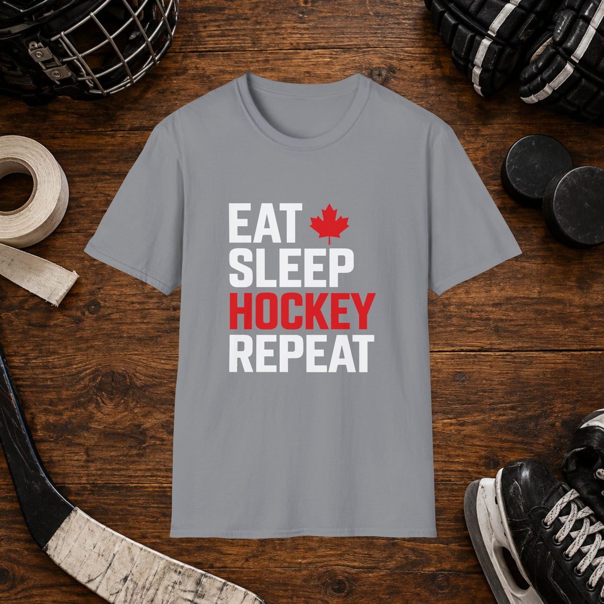 Eat Sleep Hockey Repeat T-Shirt