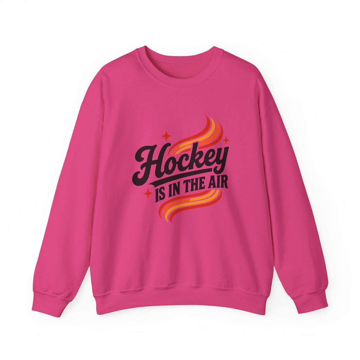 Hockey Is In The Air Retro Hockey Sweatshirt