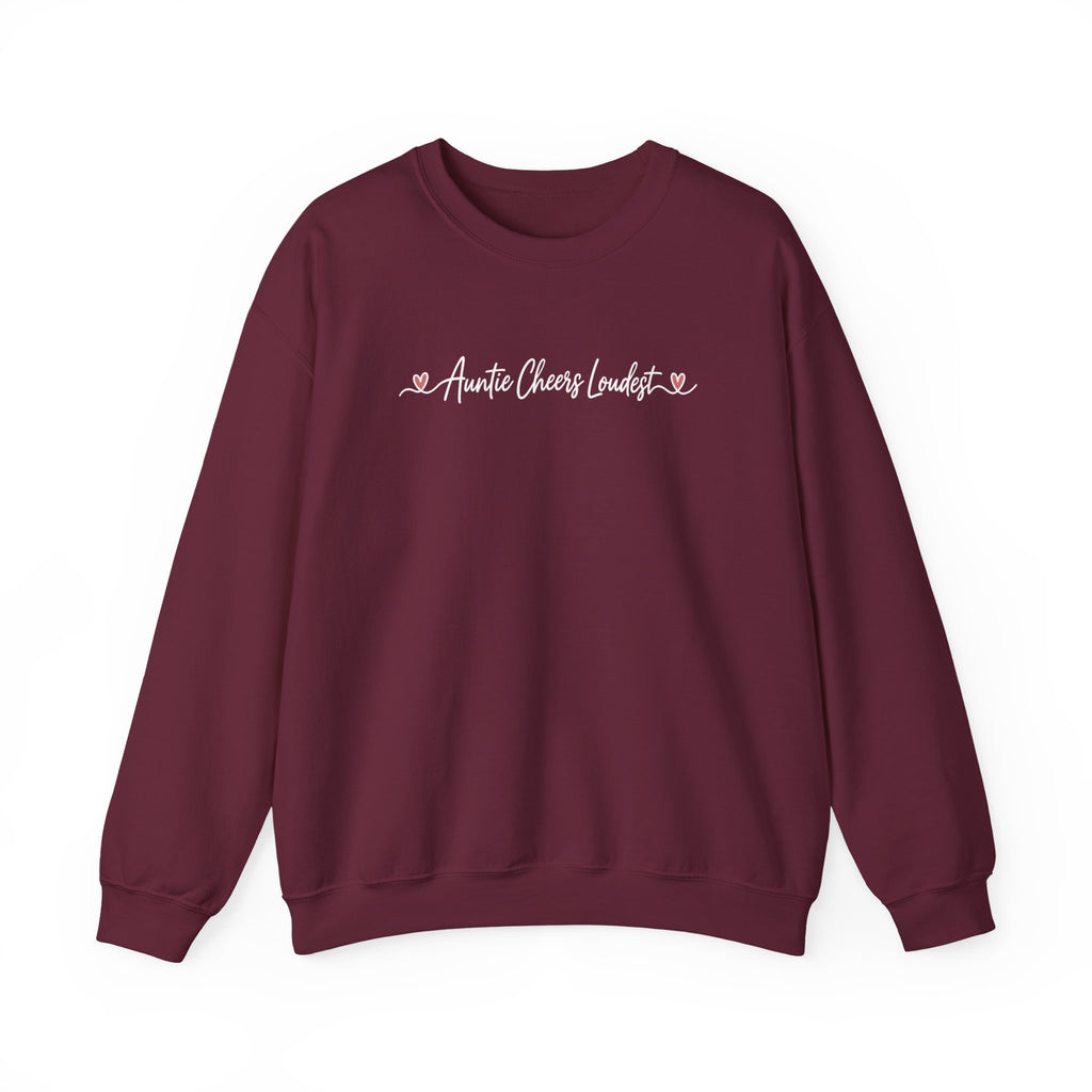Auntie Cheers Loudest Sweatshirt