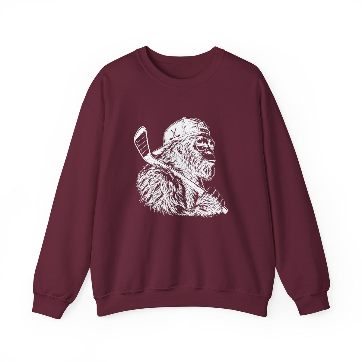 Bigfoot Hockey Sweatshirt | Sasquatch Crewneck