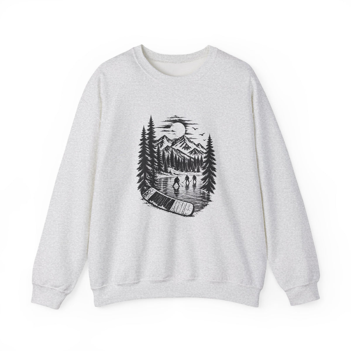 Stick Outdoors Pond Hockey Crewneck Sweatshirt