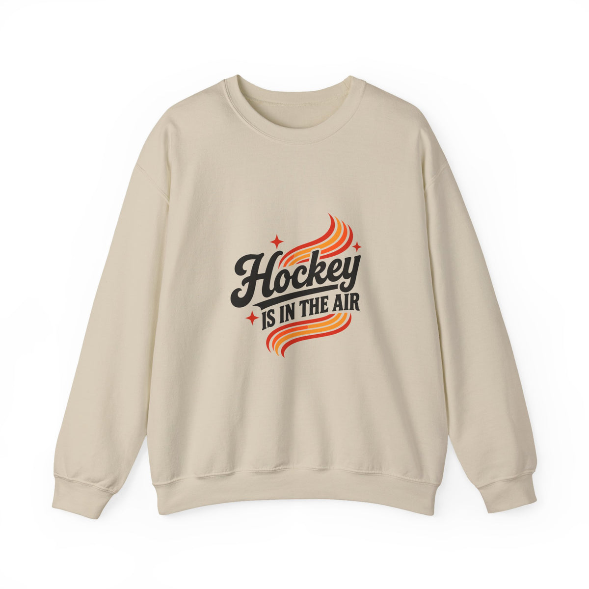 Hockey Is In The Air Retro Hockey Sweatshirt