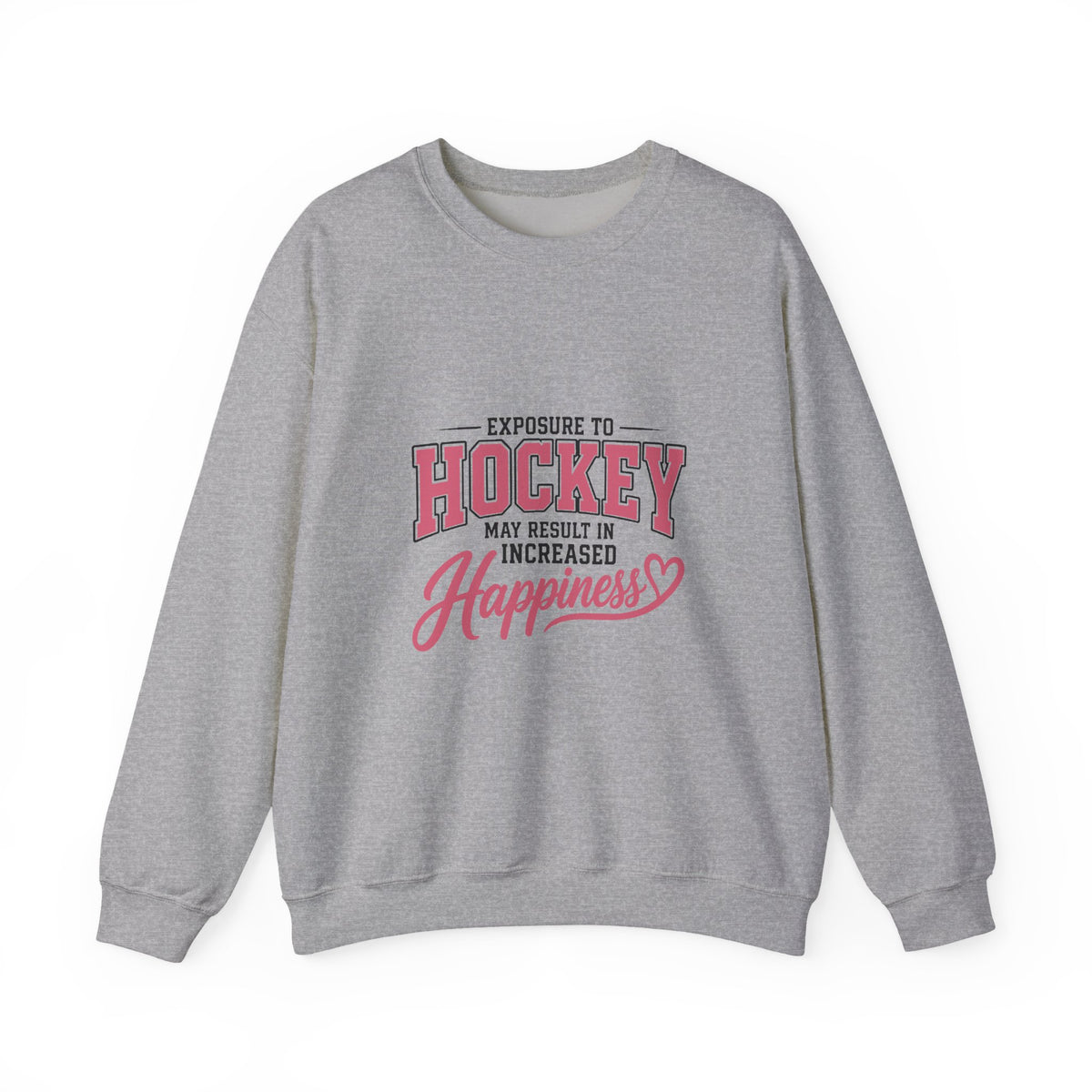 Hockey Happiness Crewneck Sweatshirt for Women