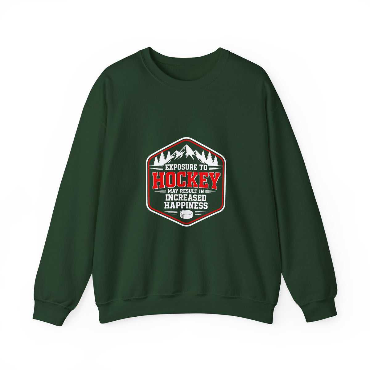 Hockey Happiness Crewneck Sweatshirt for Men