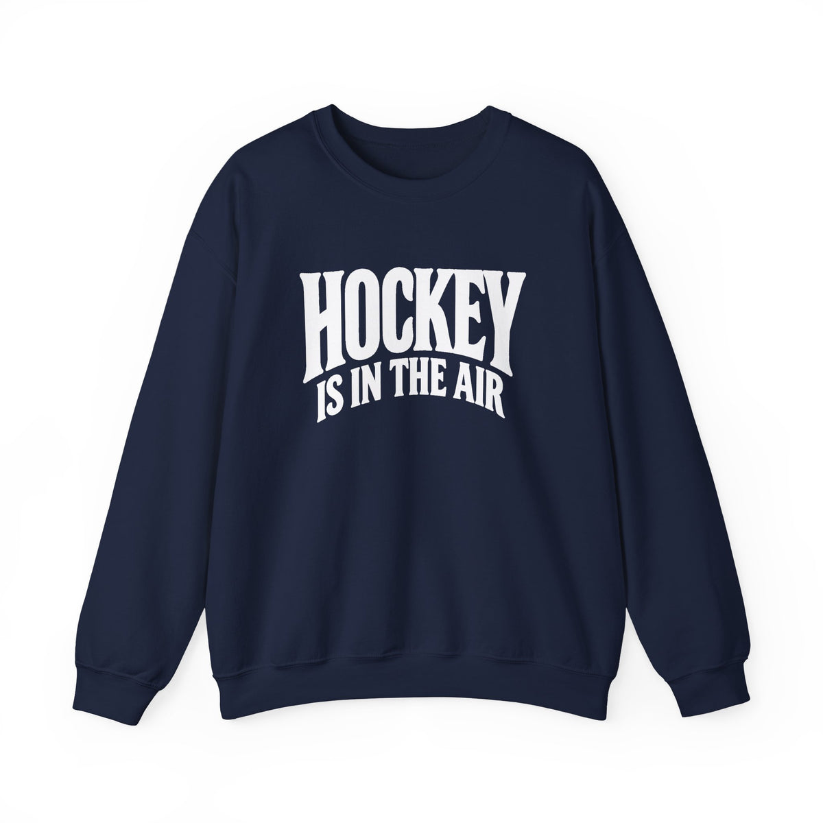 Hockey Is in the Air Unisex Crewneck Sweatshirt